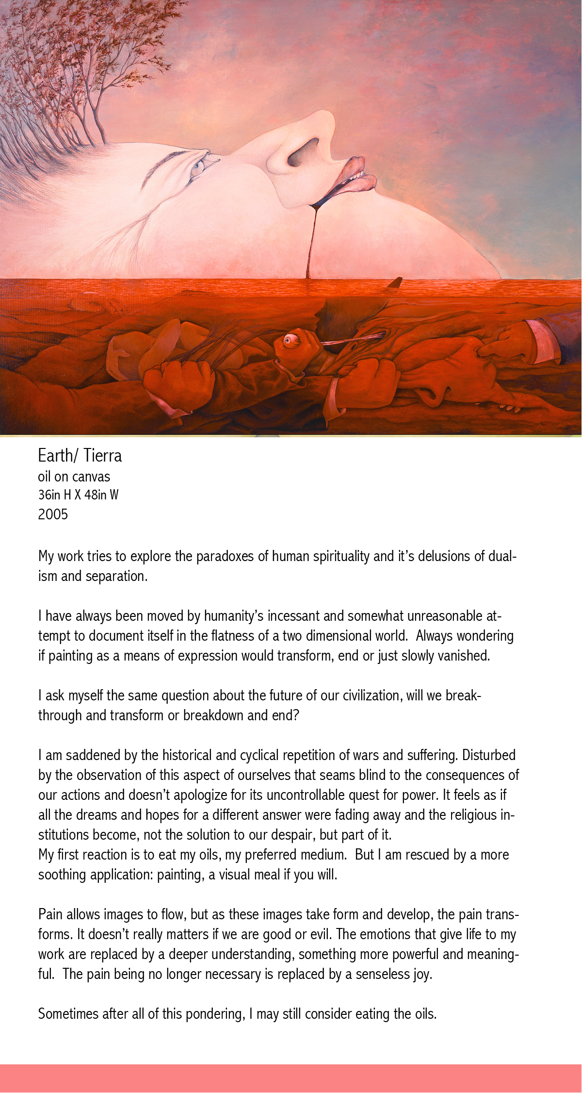 earth trees drowning 