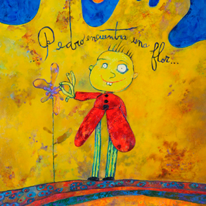 children flower stories tllustration