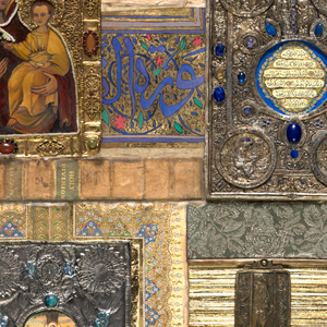 holy book cover-collage-art reproduction