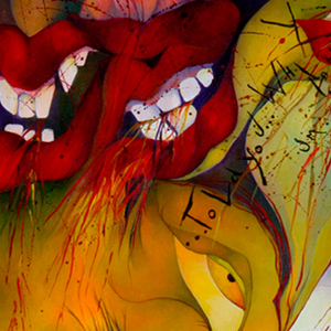 squished distorted faces and bodies